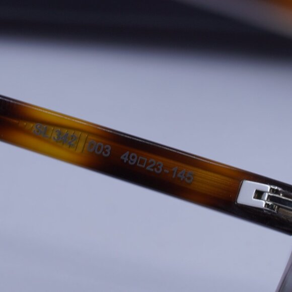 Saint Laurent SL342 003 Round Sunglasses - Havana/Green - Picture 10 of 10